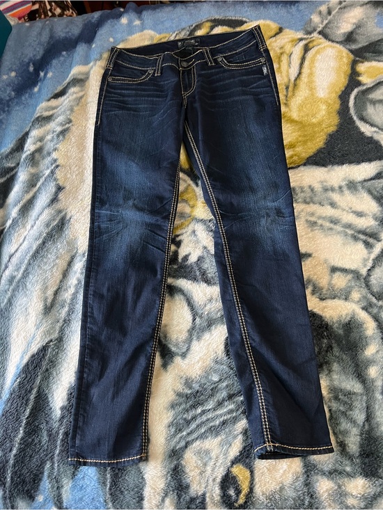 Silver Jeans Denim - Silver Jeans Dark Indigo Skinny Women's Jeans